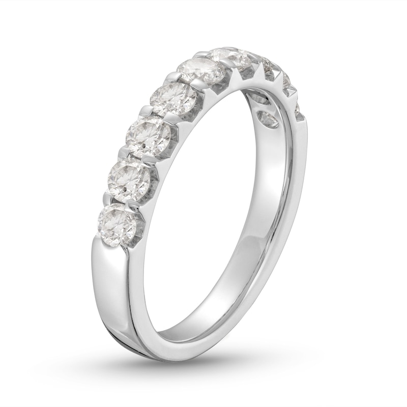 Main Image 2 of Now + Forever Diamond Wedding Band 1 ct tw Round-cut 14K White Gold