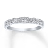 Thumbnail Image 0 of Diamond Anniversary Band 1/5 cttw Round/Baguette 10K White Gold