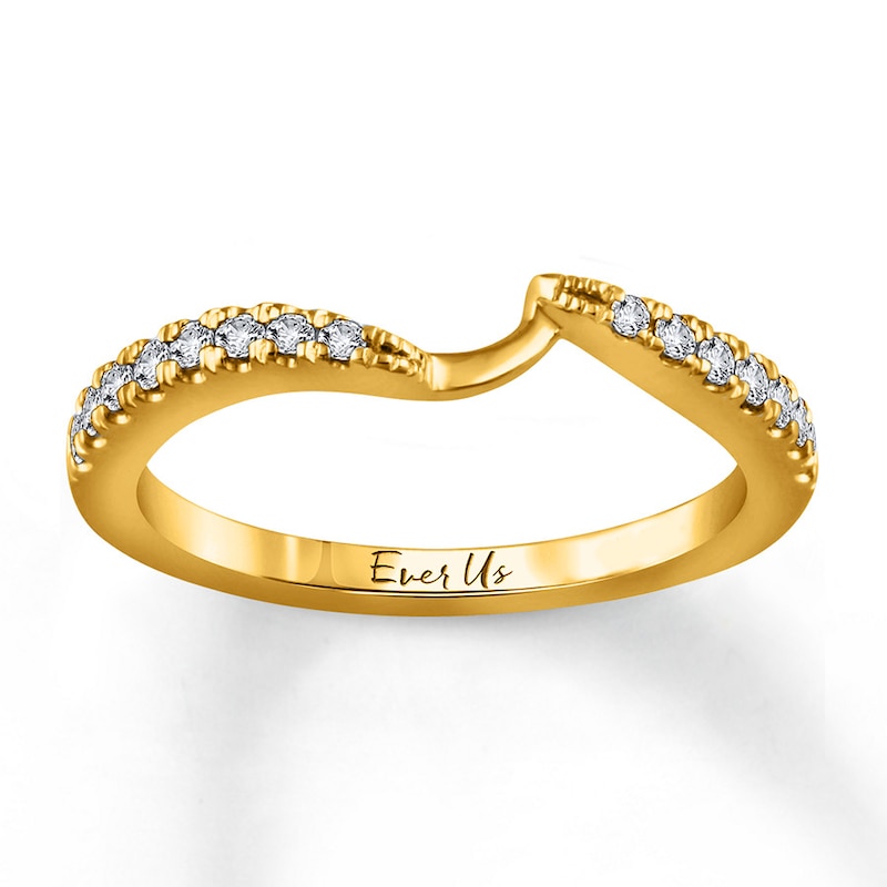 Main Image 1 of Ever Us Diamond Band 1/5 carat tw 14K Yellow Gold
