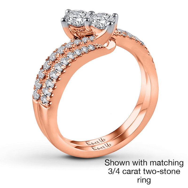 Ever Us Diamond Band 1/8 carat tw 14K Rose Gold