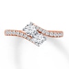 Thumbnail Image 1 of Ever Us Two-Stone Ring 1 ct tw Diamonds 14K Rose Gold
