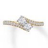 Thumbnail Image 0 of Ever Us Two-Stone Ring 3/4 ct tw Diamonds 14K Yellow Gold