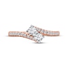 Thumbnail Image 2 of Ever Us Two-Stone Ring 1/2 ct tw Diamonds 14K Rose Gold