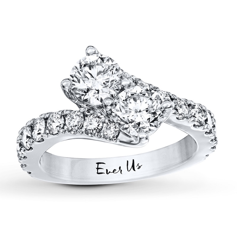 Ever Us Two-Stone Ring 2-1/2 ct tw Diamonds 14K White Gold