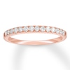 Thumbnail Image 1 of Diamond Anniversary Band 1/3 ct tw Round-cut 10K Rose Gold