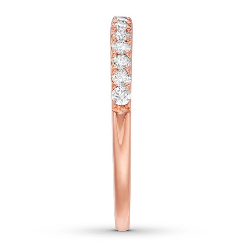 Diamond Anniversary Band 1/3 ct tw Round-cut 10K Rose Gold