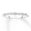 Thumbnail Image 0 of Diamond Anniversary Band 1/10 ct tw Round-cut 10K White Gold