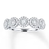 Thumbnail Image 1 of Now + Forever Diamond Anniversary Band 1/2 ct tw Round-cut 14K White Gold