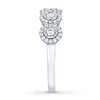 Thumbnail Image 2 of Now + Forever Diamond Anniversary Band 1/2 ct tw Round-cut 14K White Gold