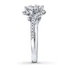 Thumbnail Image 2 of Ever Us Ring 1 ct tw Princess/Round-cut Diamonds 14K White Gold