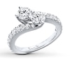 Thumbnail Image 3 of Ever Us Two-Stone Diamond Ring 2 ct tw 14K Gold