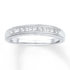 Thumbnail Image 1 of Now + Forever Diamond Anniversary Band 1/3 ct tw Princess-cut 14K White Gold