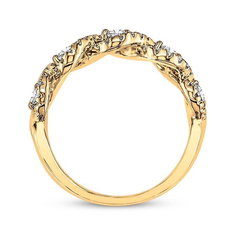 Diamond Anniversary Band 3/4 ct tw Round-cut 14K Yellow Gold
