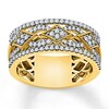 Thumbnail Image 0 of Diamond Anniversary Band 1/2 ct tw Round-cut 10K Yellow Gold