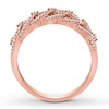 Thumbnail Image 1 of Diamond Anniversary Band 3/8 ct tw Round-cut 10K Rose Gold
