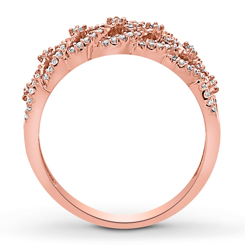 Diamond Anniversary Band 3/8 ct tw Round-cut 10K Rose Gold