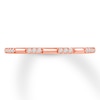 Thumbnail Image 1 of Now + Forever Diamond Anniversary Band 1/20 ct tw Round-cut 10K Rose Gold