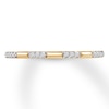 Thumbnail Image 1 of Now + Forever Diamond Anniversary Band 1/20 ct tw Round-cut 10K Yellow Gold