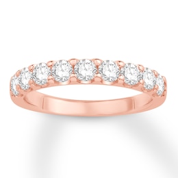 Now + Forever Diamond Anniversary Band 1 ct tw Round-cut 14K Rose Gold