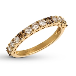 Le Vian Chocolate Diamond Ring 3/4 ct tw 14K Honey Gold