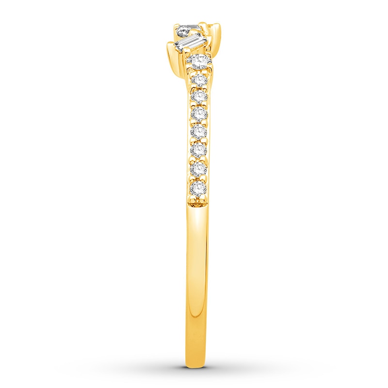 Diamond Anniversary Band 1/6 ct tw 10K Yellow Gold