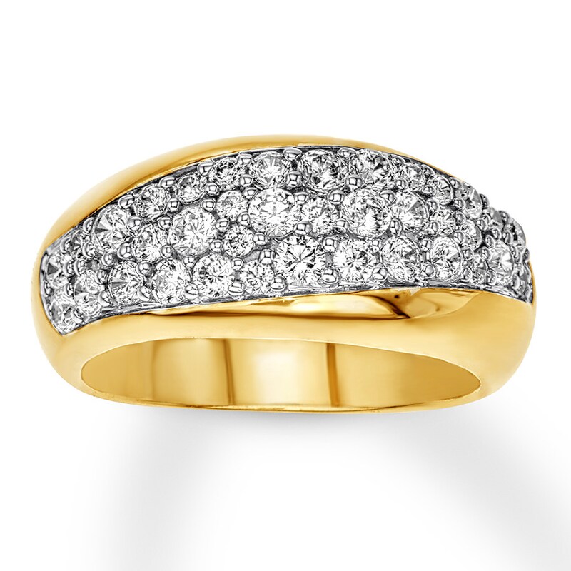Diamond Anniversary Band 1 ct tw Round-cut 14K Yellow Gold