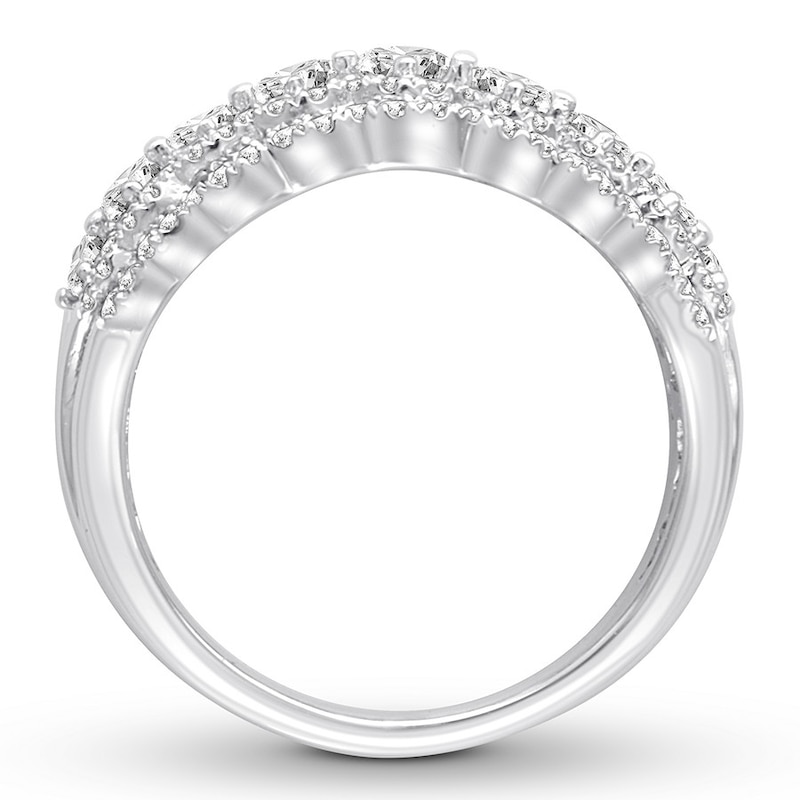 Diamond Anniversary Band 1 ct tw Round-cut 14K White Gold