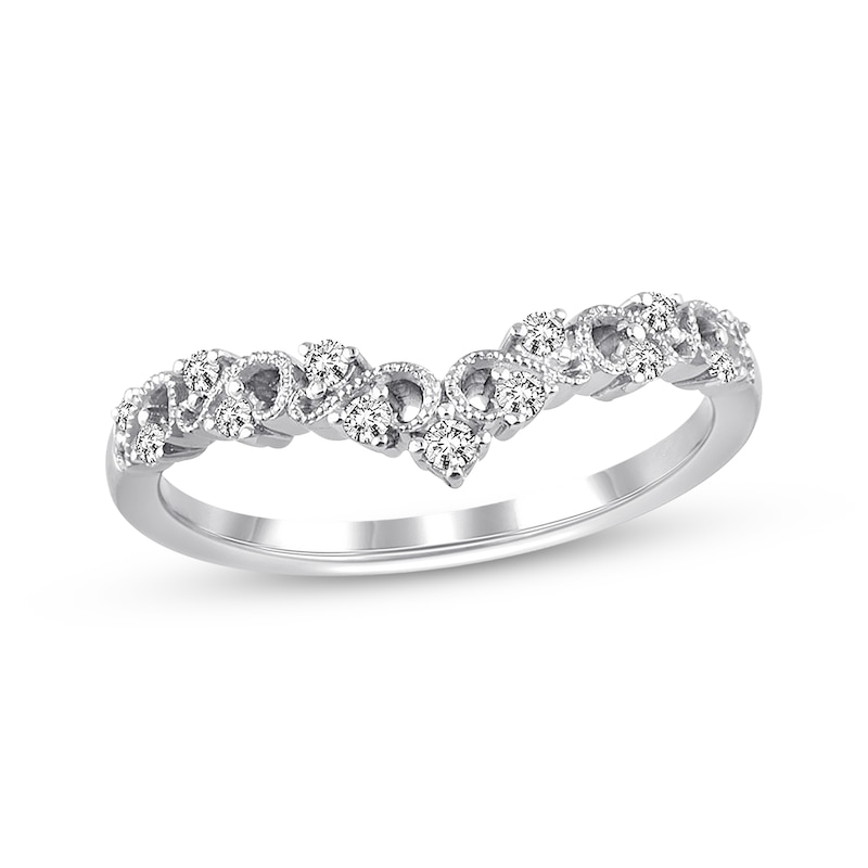 Diamond Anniversary Band 1/6 ct tw Round-cut 14K White Gold