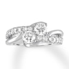 Thumbnail Image 1 of Ever Us Two-Stone Diamond Ring 1-1/2 ct tw Round 14K White Gold