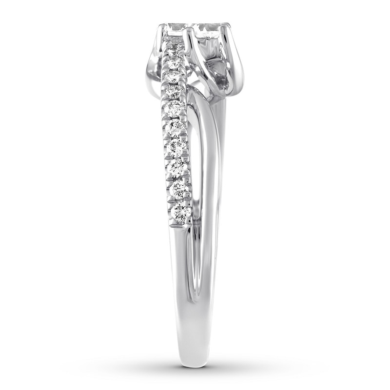 Main Image 2 of Ever Us Diamond Engagement Ring 1/2 ct tw Round 14K White Gold