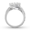 Thumbnail Image 2 of Ever Us Two-Stone Diamond Ring 3 ct tw Round-cut 14K White Gold