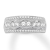 Thumbnail Image 0 of Diamond Anniversary Band 1/2 ct tw Round-cut 14K White Gold