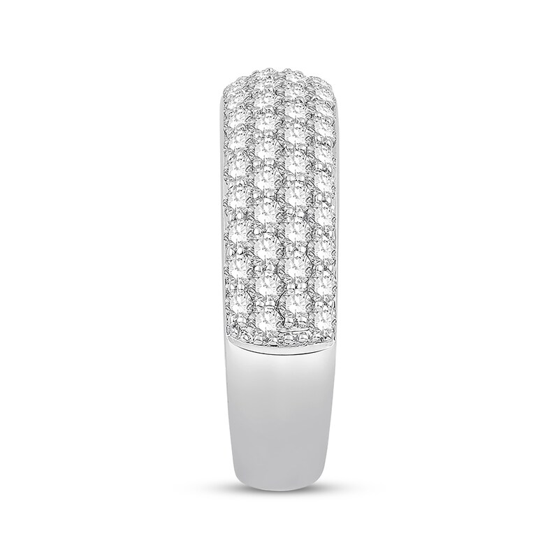 Diamond Anniversary Band 1-1/2 ct tw Round-cut 14K White Gold