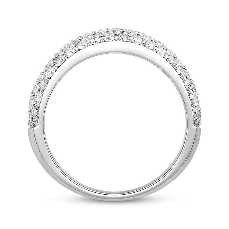 Diamond Anniversary Band 1-1/2 ct tw Round-cut 14K White Gold