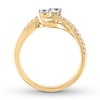 Thumbnail Image 1 of Ever Us Two-Stone Diamond Ring 1/2 ct tw Round 14K Yellow Gold