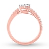 Thumbnail Image 1 of Ever Us Two-Stone Diamond Ring 1/2 ct tw Round 14K Rose Gold
