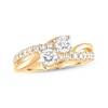 Ever Us Two-Stone Diamond Ring 1 ct tw Round 14K Yellow Gold