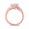 Thumbnail Image 2 of Ever Us Two-Stone Diamond Ring 1-1/2 ct tw Round 14K Rose Gold