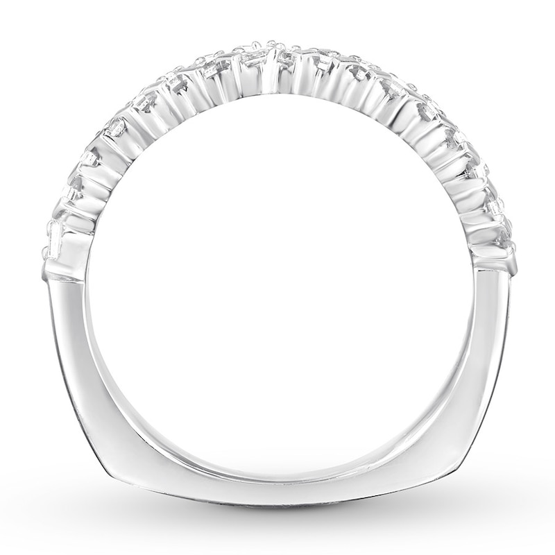 Main Image 2 of Now + Forever Diamond Anniversary Band 3/4 ct tw Baguette 14K White Gold