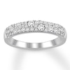 Thumbnail Image 0 of Diamond Anniversary Band 1/2 ct tw Round-cut 14K White Gold