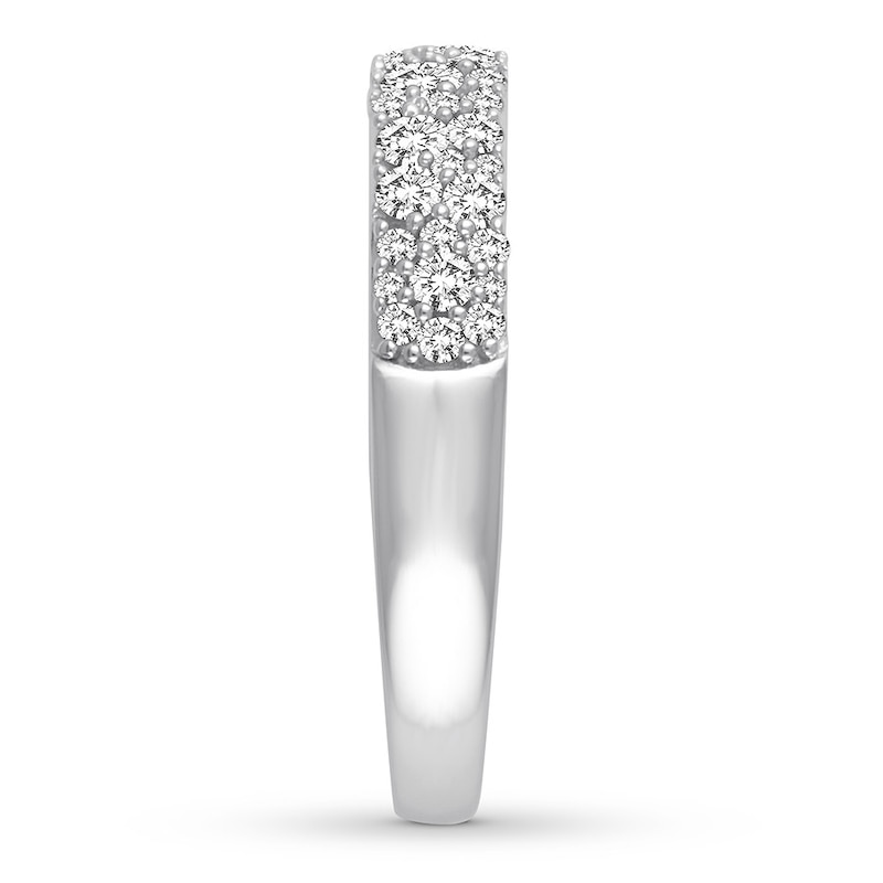 Diamond Anniversary Band 1/2 ct tw Round-cut 14K White Gold