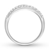 Thumbnail Image 2 of Diamond Anniversary Band 1/2 ct tw Round-cut 14K White Gold
