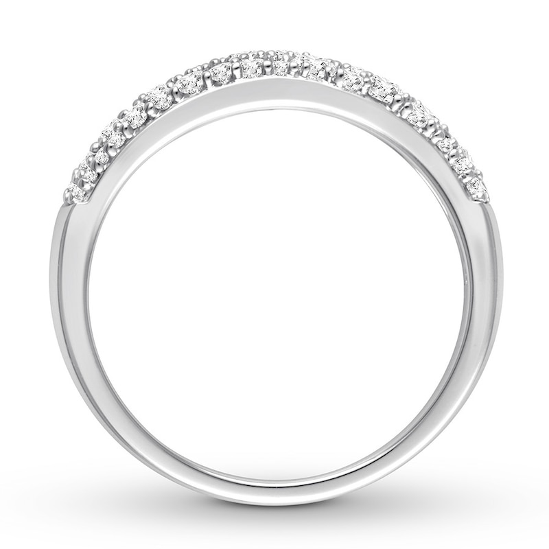 Diamond Anniversary Band 1/2 ct tw Round-cut 14K White Gold