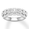 Thumbnail Image 1 of Now + Forever Emerald-cut Diamond Anniversary Band 1-1/3 ct tw 14K White Gold