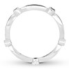 Thumbnail Image 2 of Now + Forever Black Diamond Anniversary Band 1/4 ct tw 10K White Gold