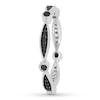 Thumbnail Image 3 of Now + Forever Black Diamond Anniversary Band 1/4 ct tw 10K White Gold