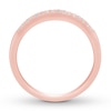 Thumbnail Image 2 of Now + Forever Diamond Anniversary Band 1/5 ct tw Round/Baguette 10K Rose Gold