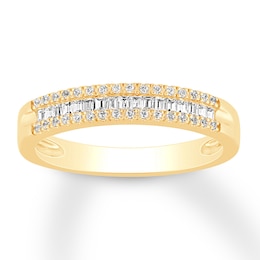 Now + Forever Diamond Anniversary Band 1/5 ct tw 10K Yellow Gold