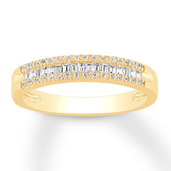 Now + Forever Diamond Anniversary Band 1/5 ct tw 10K Yellow Gold