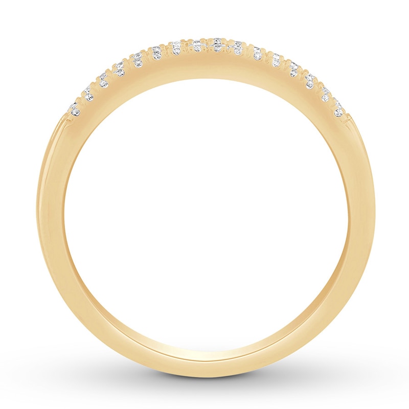 Main Image 2 of Now + Forever Diamond Anniversary Band 1/5 ct tw 10K Yellow Gold